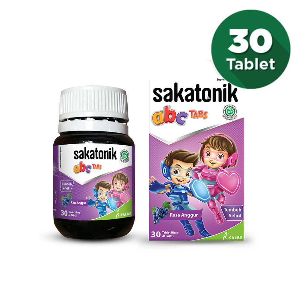 Sakatonik ABC Grape (30 Tablet Hisap)