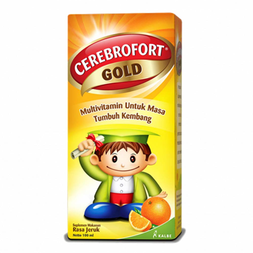 Cerebrofort Gold Jeruk 100ml